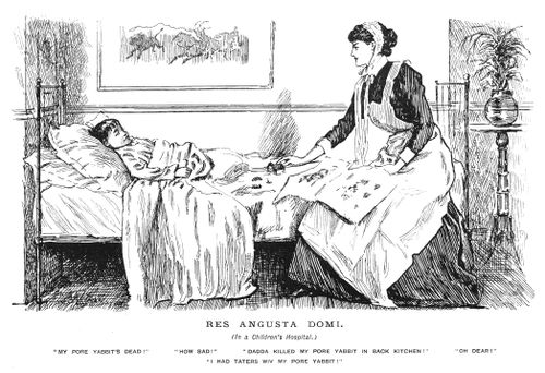 Child and nurse in children's hospital