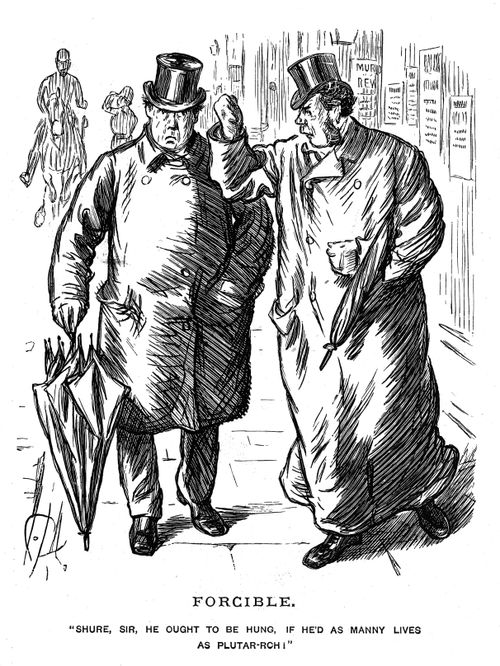 Two men discussing hanging