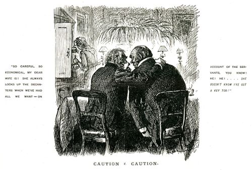Man with key to the alcohol cupboard