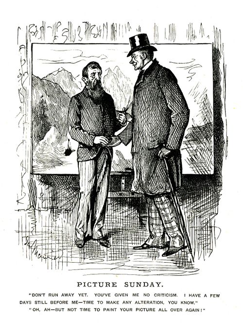 Artist and buyer