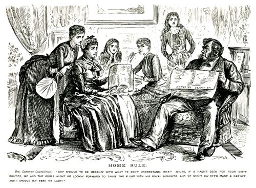Family talking about home rule