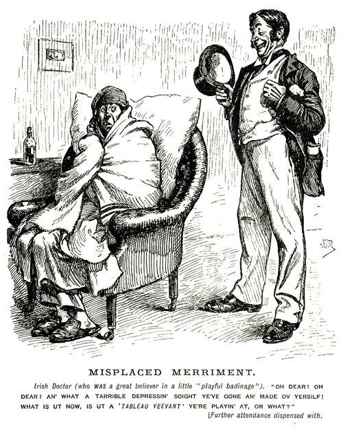 Docter joking inappropriately with a patient