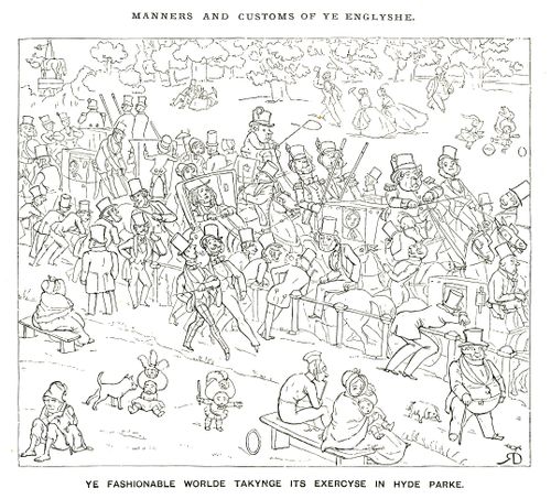 The fashionable world in Hyde Park