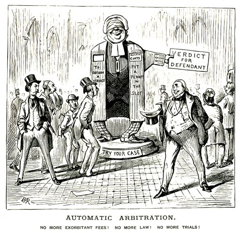 An automatic arbitration machine