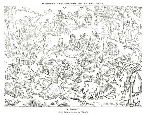 Manners And Customs Of Ye Englishe: A Pic-Nic