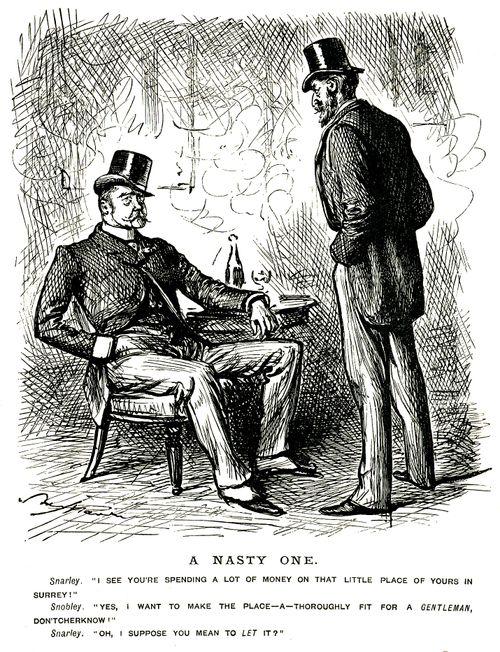 Snobbish gentlemen