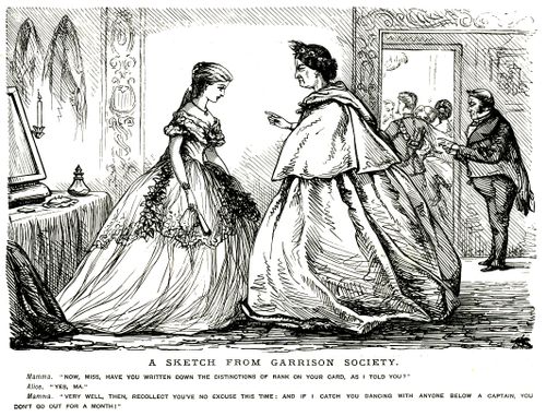Mother warning daughter ont to dance with lower ranks