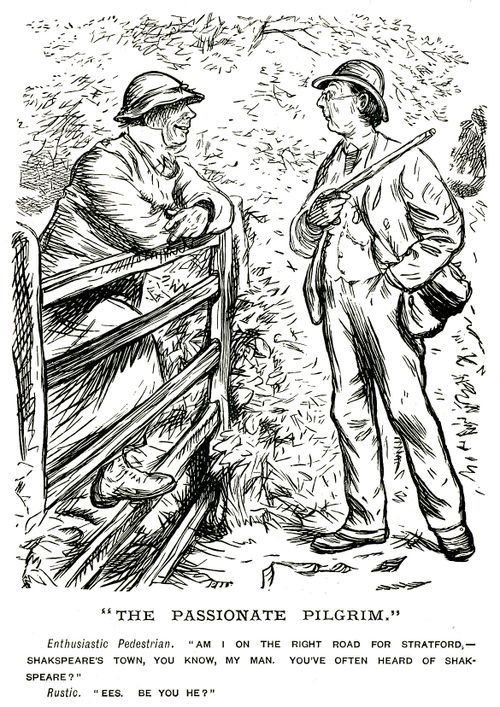 Walker asking rustic for directions
