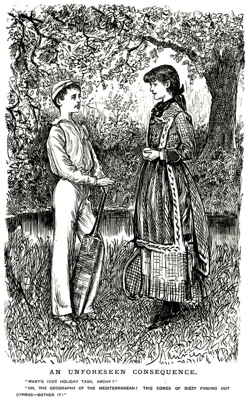 Boy and girl discussing thier holiday work tasks