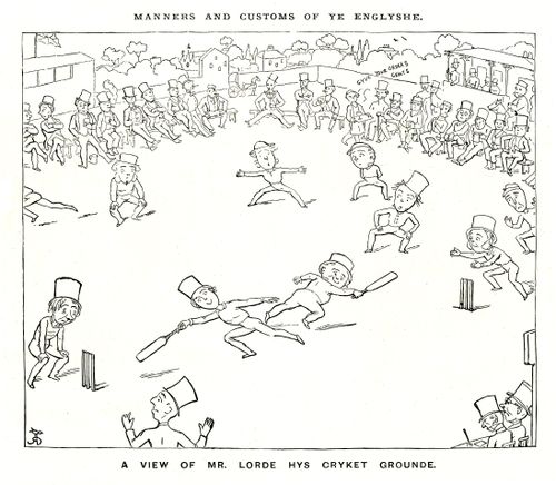 Manners And Customs Of Ye Englishe: A cricket match