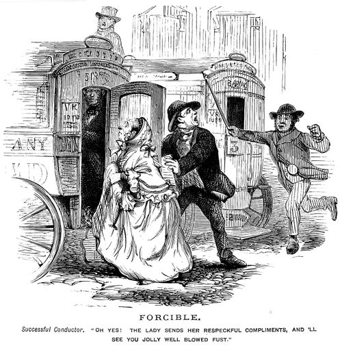 Rival bus conductors