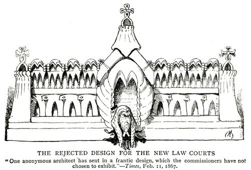 The Rejected Design For The New Law Courts