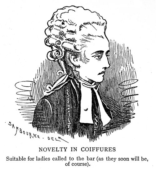 Coiffures suitable for lady barristers