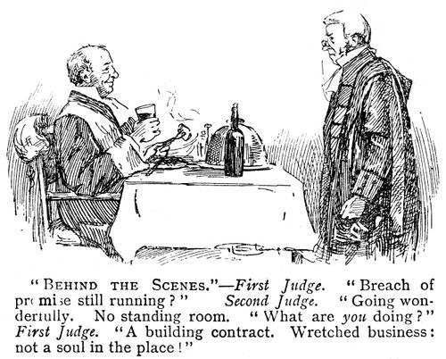 Judges discussing the public interest in each of their cases