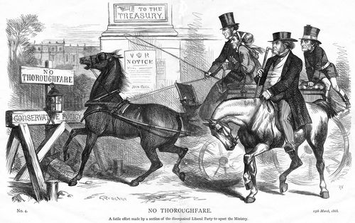 Conservative Policy standing firm against Liberal attempts to upset it through women's suffrage