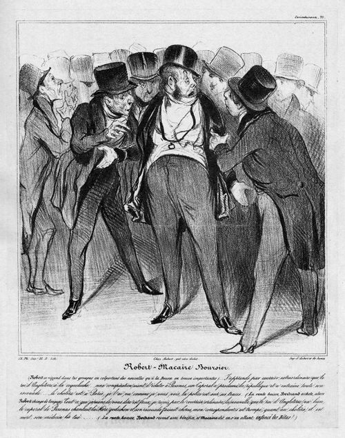 Robert Macaire as a Stockbroker