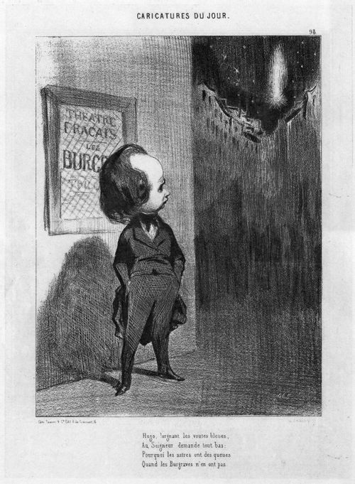Victor Hugo looking at the stars