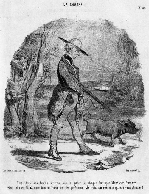 Hunting - Man asked to go hunting by his wife