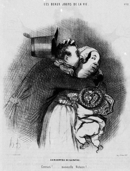 Red Letter Days - Encounter with the old village sweetheart - 'bless my soul! ... Miss Victoire! ...'