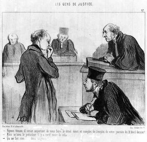 Lawyers - Witness asked to recall in detail his actions of a year ago