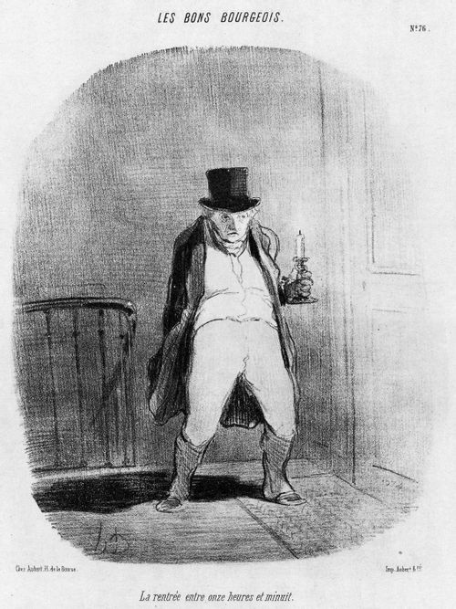 Les Bons Bourgeois - Returning home between 11 o'clock and midnight