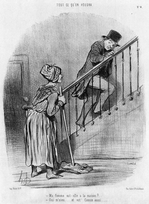As you like it - 'Is my wife at home?' ' Yes sir, and also your cousin'