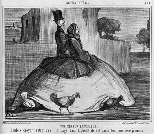 Actualities - A pardonable mistake - chickens who think they have found the coop in which they spent the first days of thier lives
