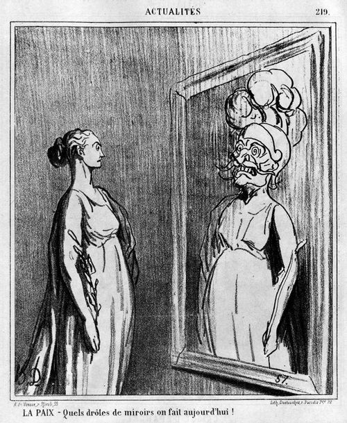 News of the Day - Peace: 'what strange mirrors they make these days'