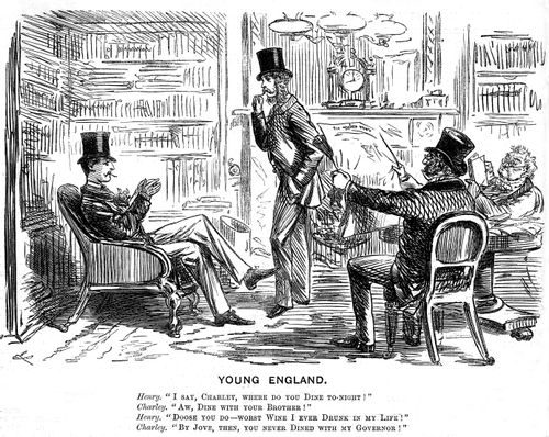 Young gentlemen talking about wine and dining
