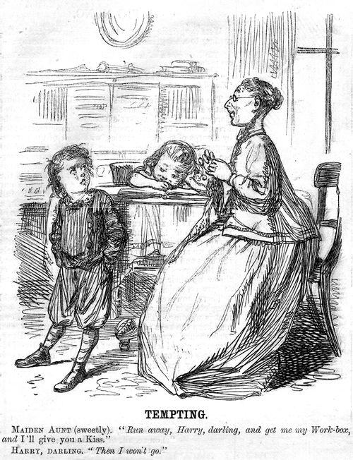Boy doesn't want a kiss from his aunt