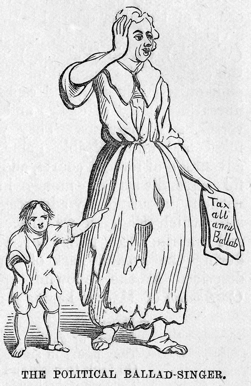 A political ballad-singer c. 1730