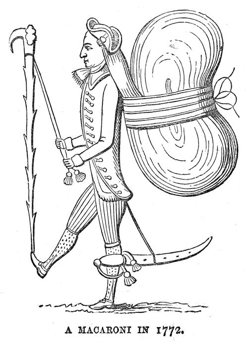 A Macaroni in 1772