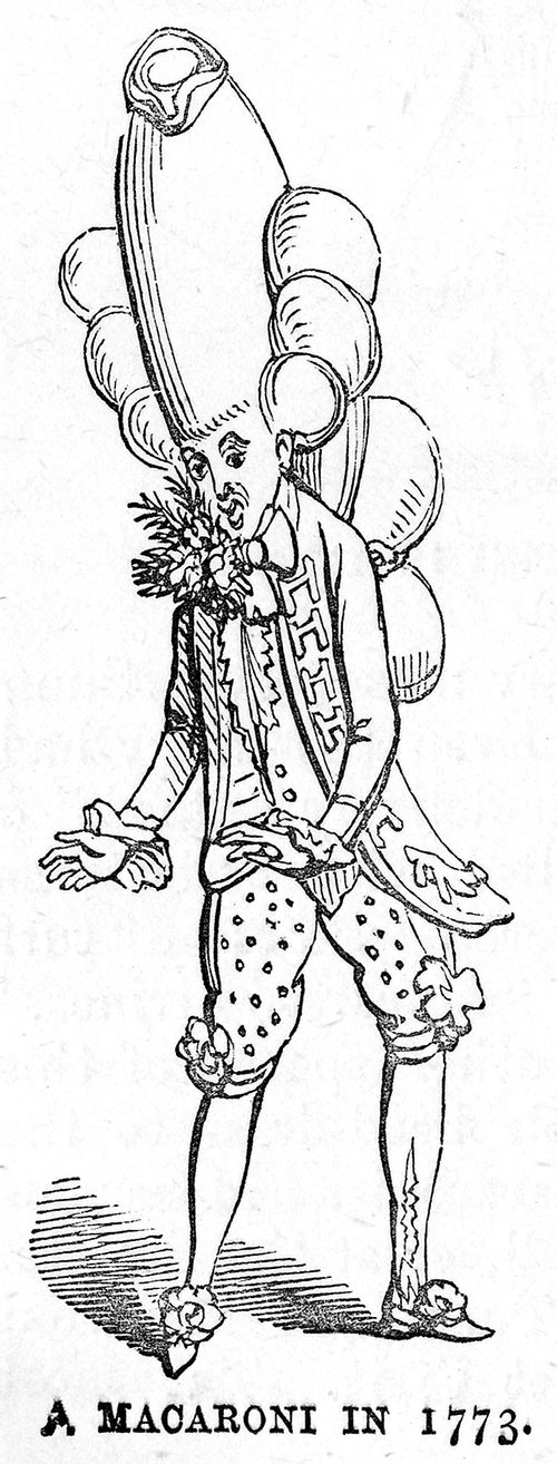 A Macaroni in 1773