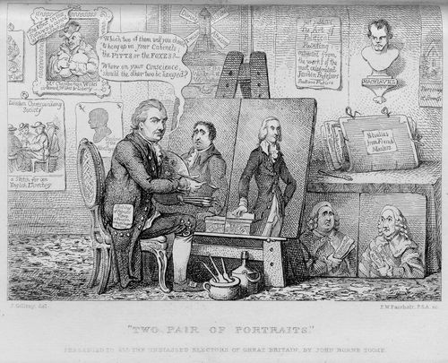 Horn Tooke painting Pitt and Fox