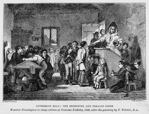 Dotheboys Hall: The Brimstone and Treacle Scene
