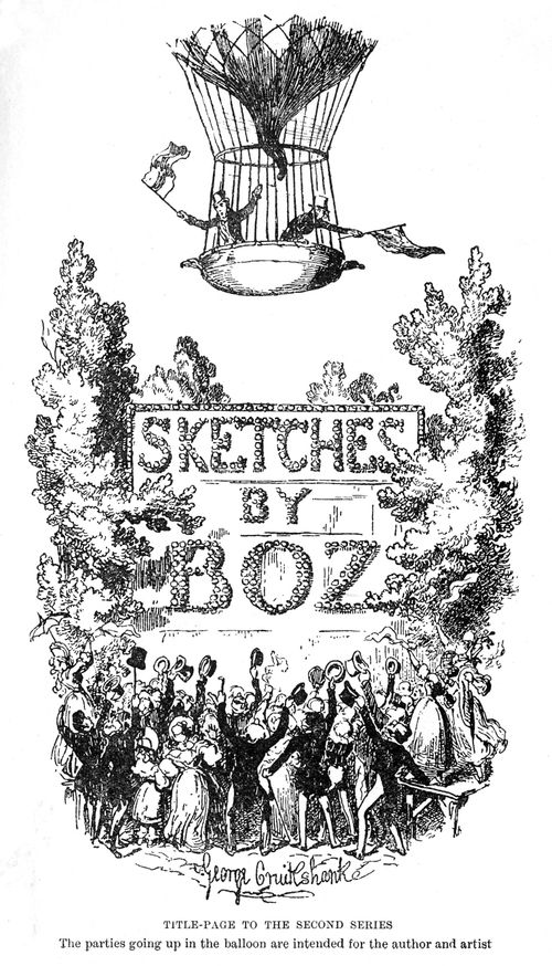 Sketches by Boz - Title page to the second series