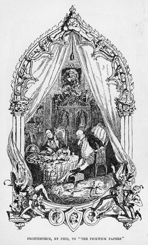 Frontispiece to 'The Pickwick Papers'