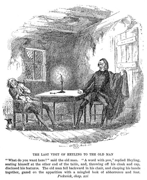 The last visit of Heyling to the old man