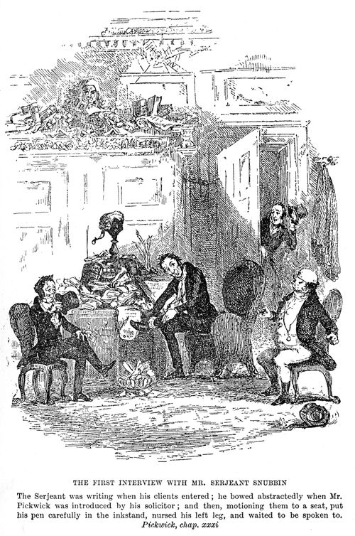 The first interview with Mr. Serjeant Snubbin