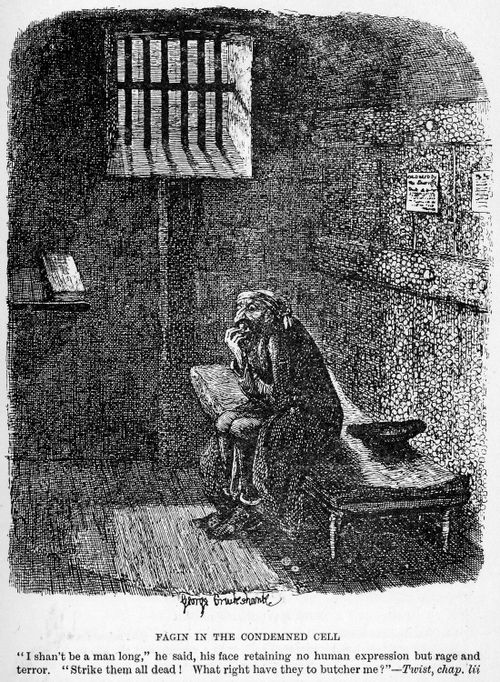 Fagin in the condemned cell