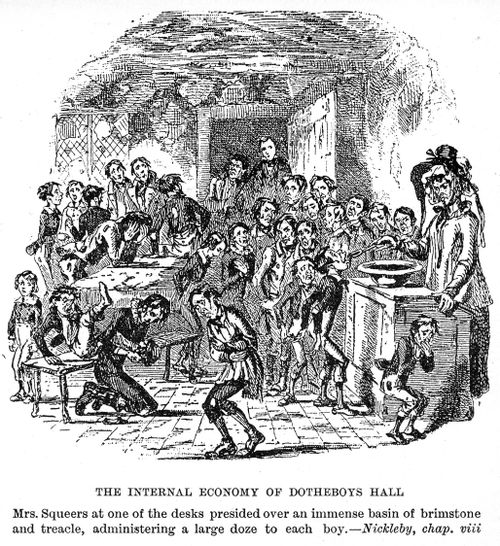 The internal economy of Dotheboys Hall