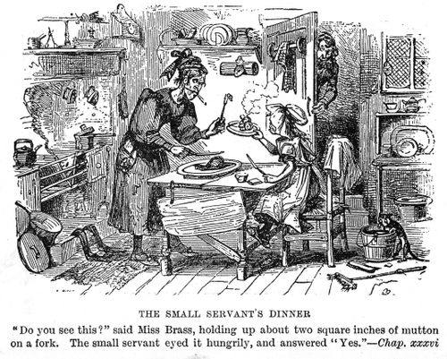 The small servant's dinner
