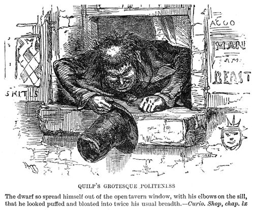 Quilp's grotesque politeness