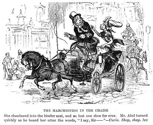 The Marchioness in the chaise
