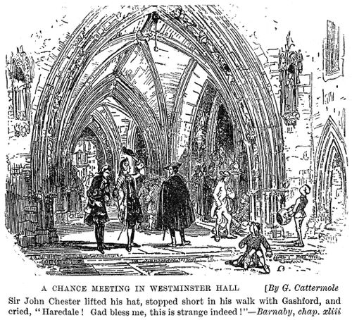A chance meeting in westminster hall