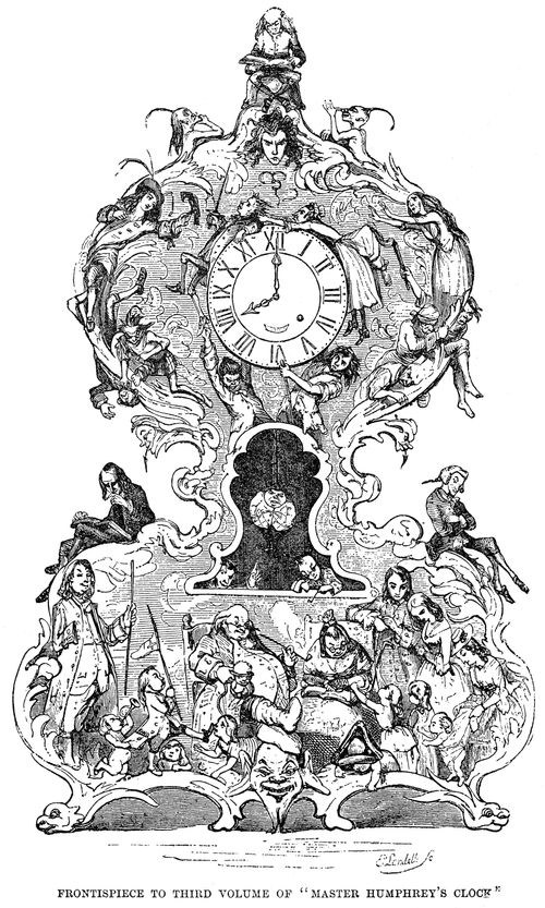 Frontispiece to the third volume of 'Master Humphrey's Clock'