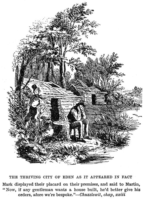 The thriving city of Eden as it appeared in fact