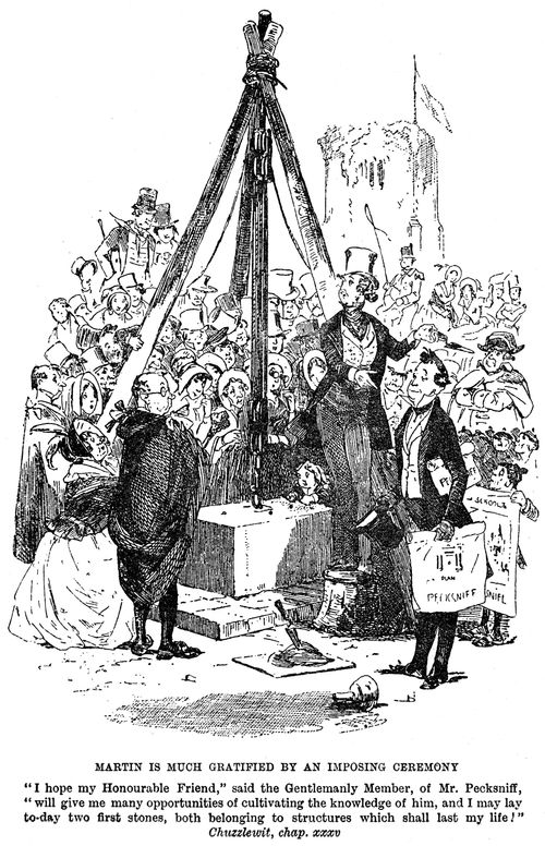 Martin is much gratified by an imposing ceremony