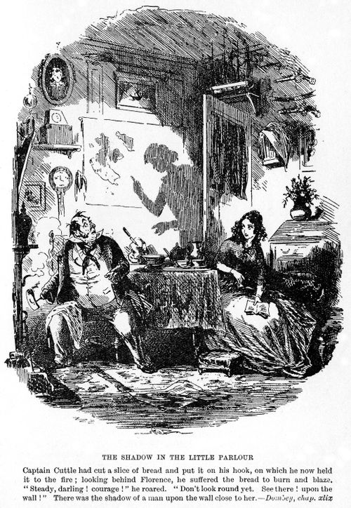 The shadow in the little parlour
