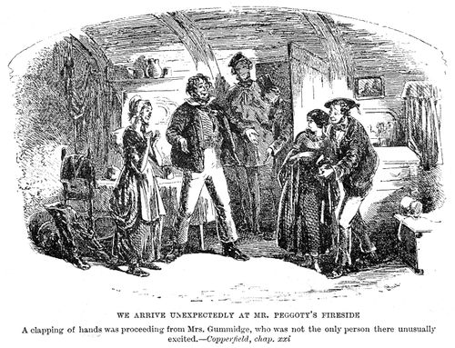 We arrive unexpected at Mr. Peggotty's fireside